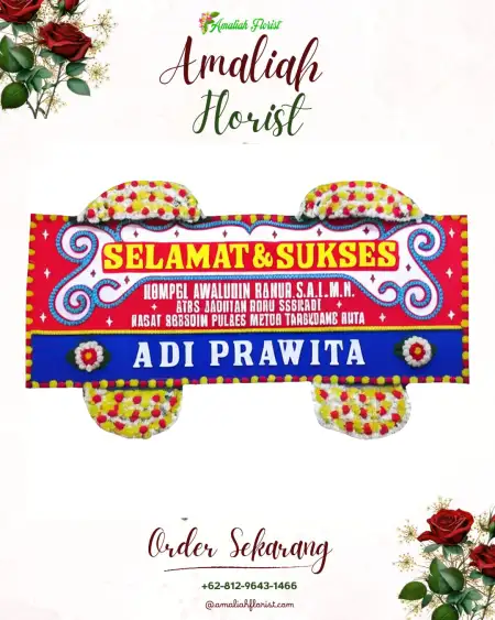 Papan Bunga Ucapan Selamat Pulorejo